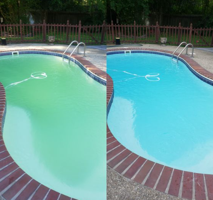 before and after cleaning